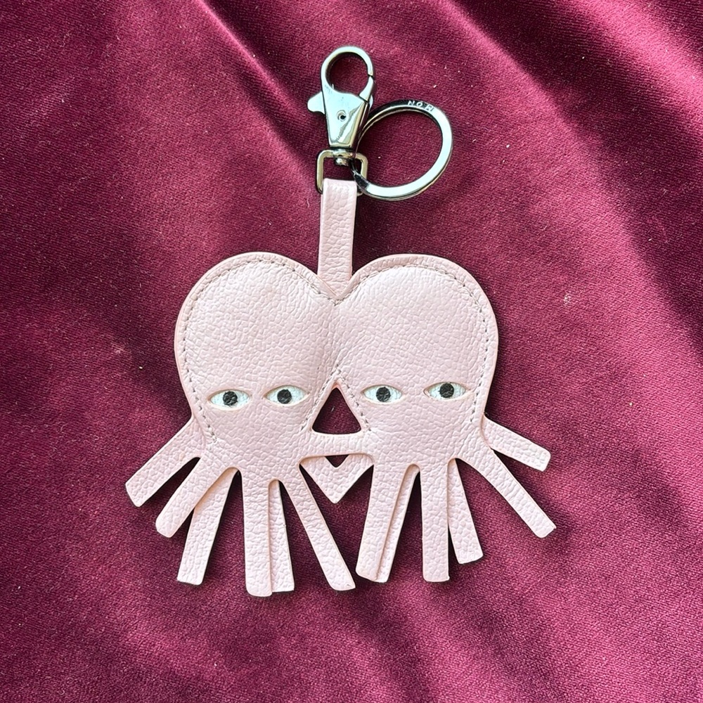 Min & Mon Pink Key Ring Charm